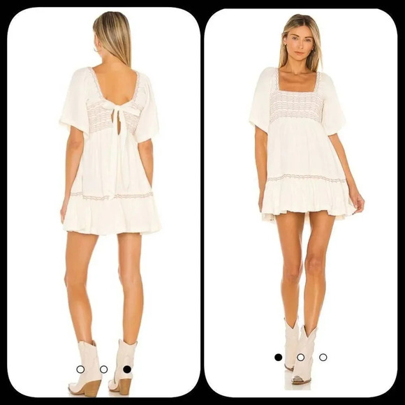 NWOT Free People Easy To Love Bubble Mini Dress - Picture 2 of 10